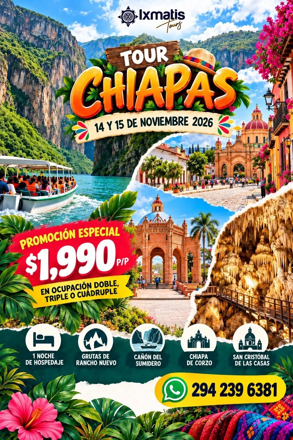 Tour a Chiapas con Ixmatis Tours