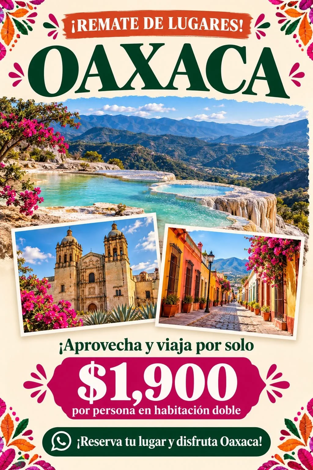 Promoción de viaje a Oaxaca